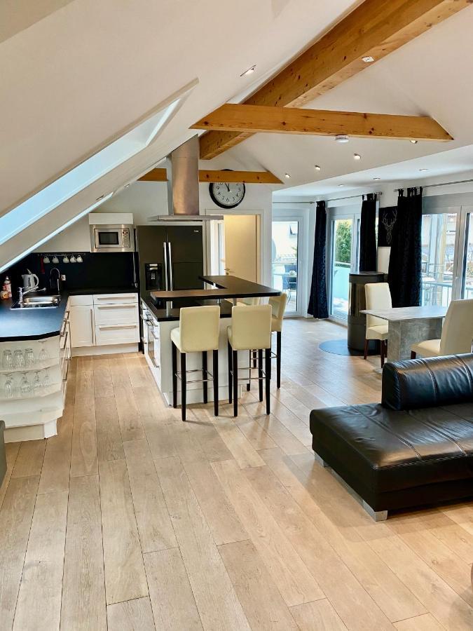 Luxurioeses Studio Im Zentrum, Balkon, Kamin, Klima Appartement Ravensburg Buitenkant foto
